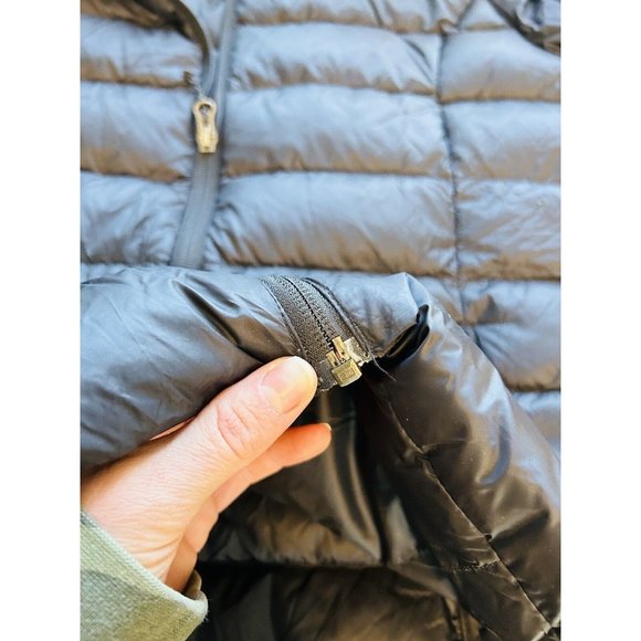 New Eddie Bauer womens Large 650 Goose Down Fill Cirruslite Jacket Black - Picture 6 of 7